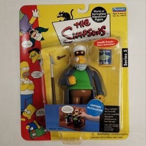 The Simpsons Captain McCallister Intelli - Tronic Figure nwot ages 4 and up